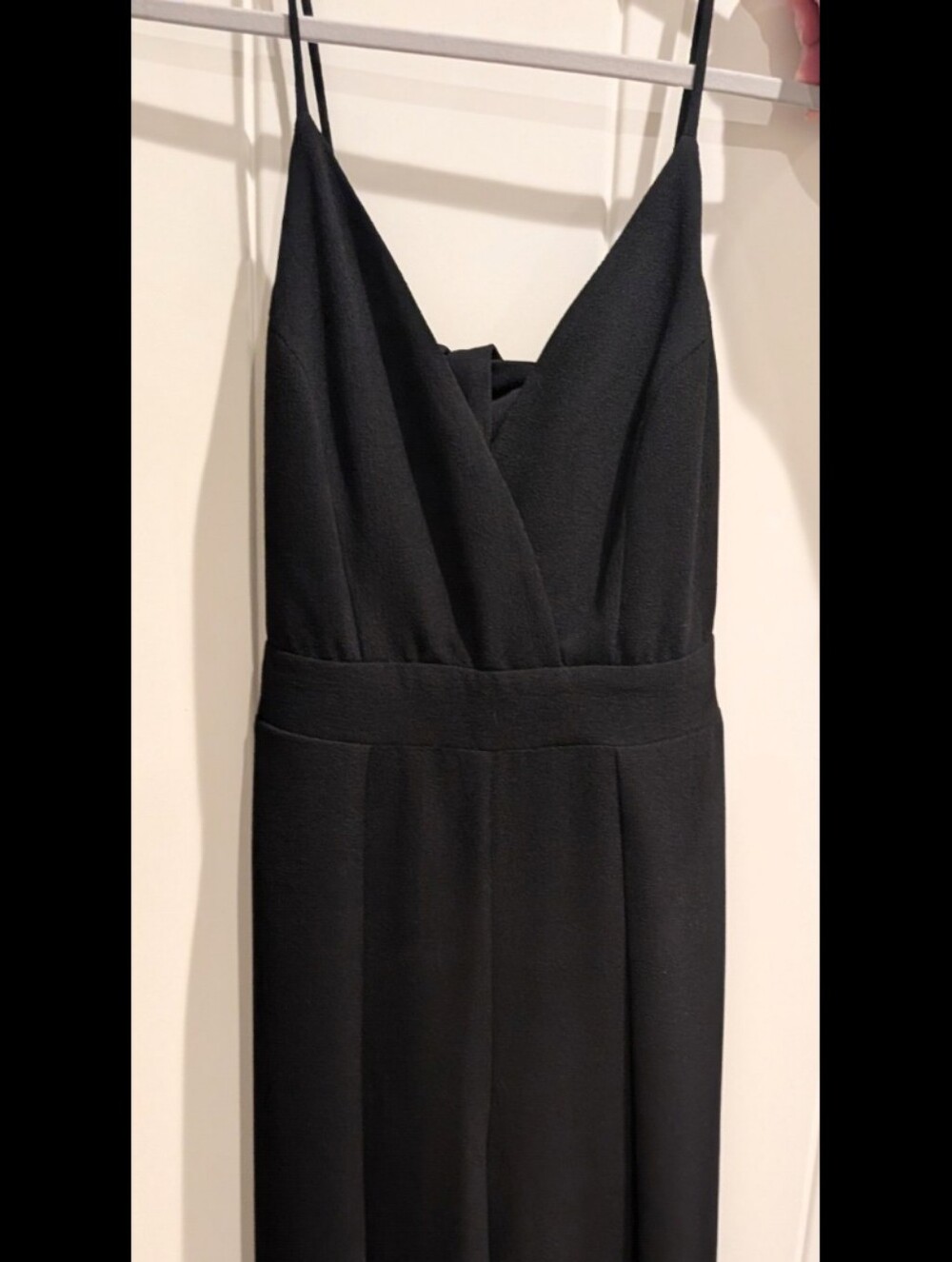 NWT GB Black V-Neck Wide-Leg Jumpsuit